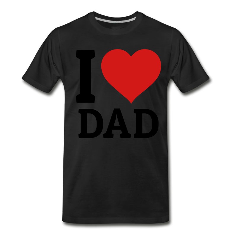 Men's I Love Dad T-Shirt