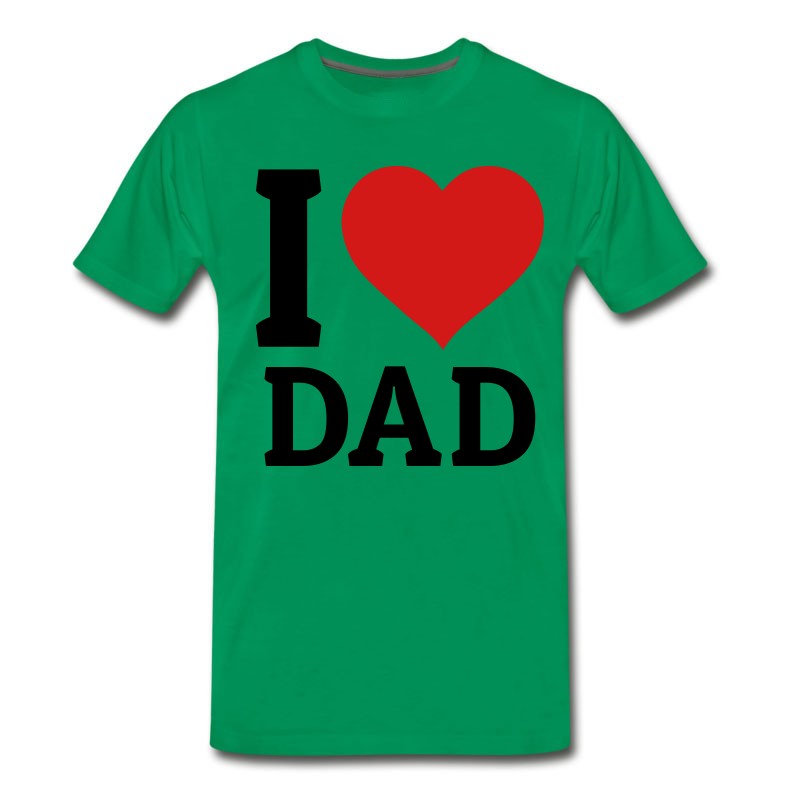 Men's I Love Dad T-Shirt