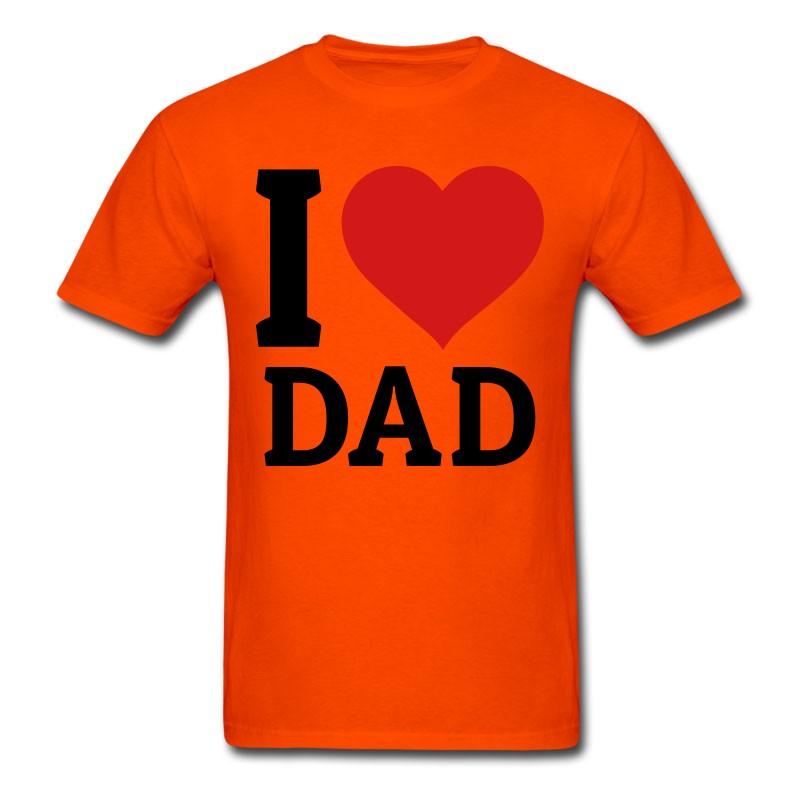 Men's I Love Dad T-Shirt