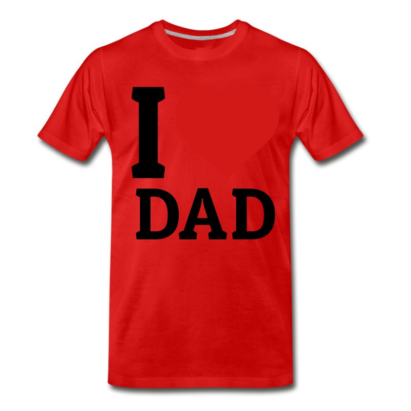 Men's I Love Dad T-Shirt