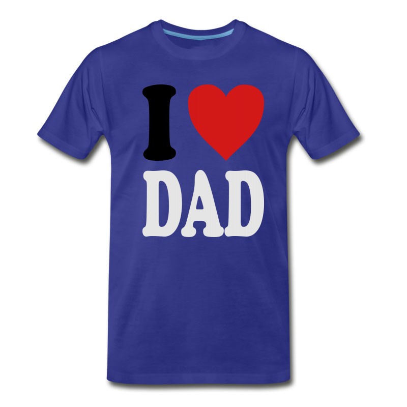 Men's I Love DAD (variable Colors!) T-Shirt