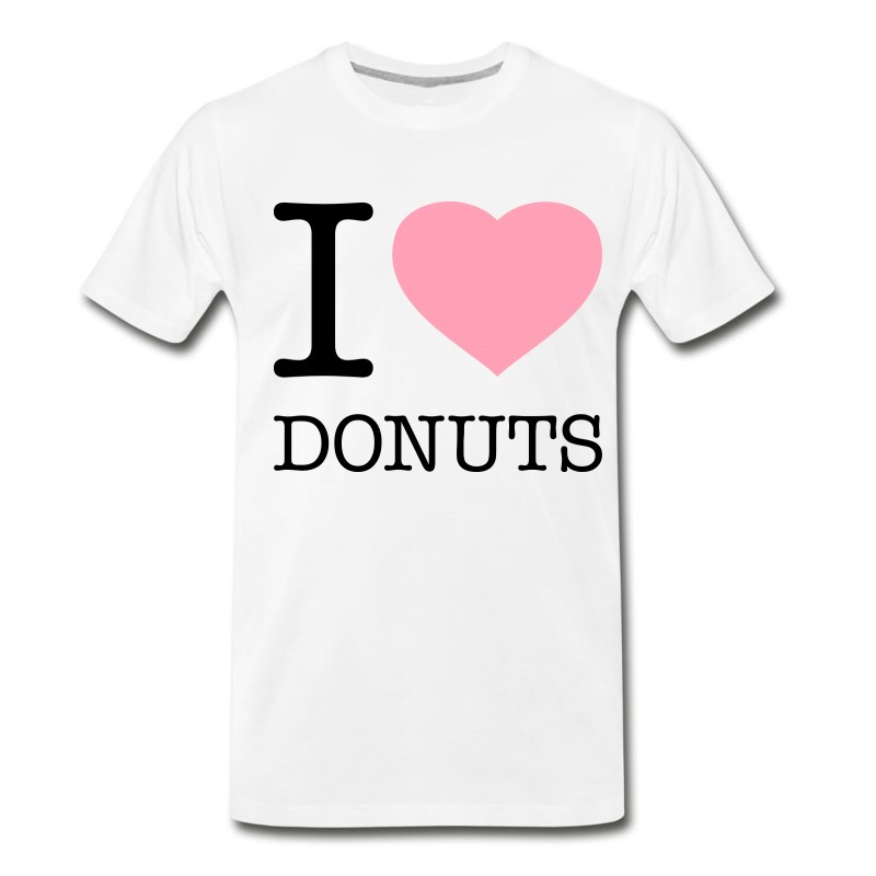 Men's I LOVE DONUTS T-Shirt