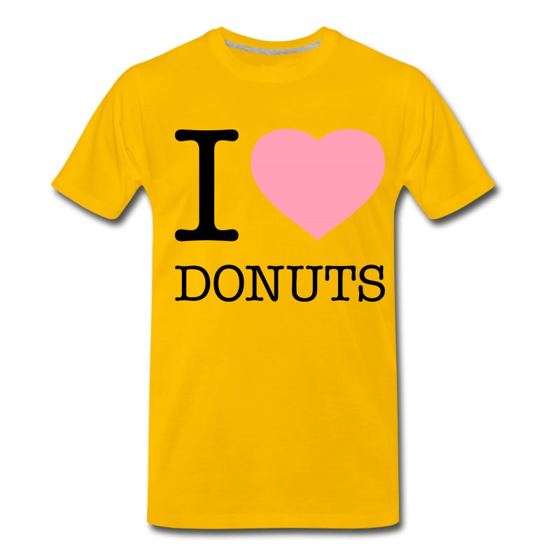 Men's I LOVE DONUTS T-Shirt