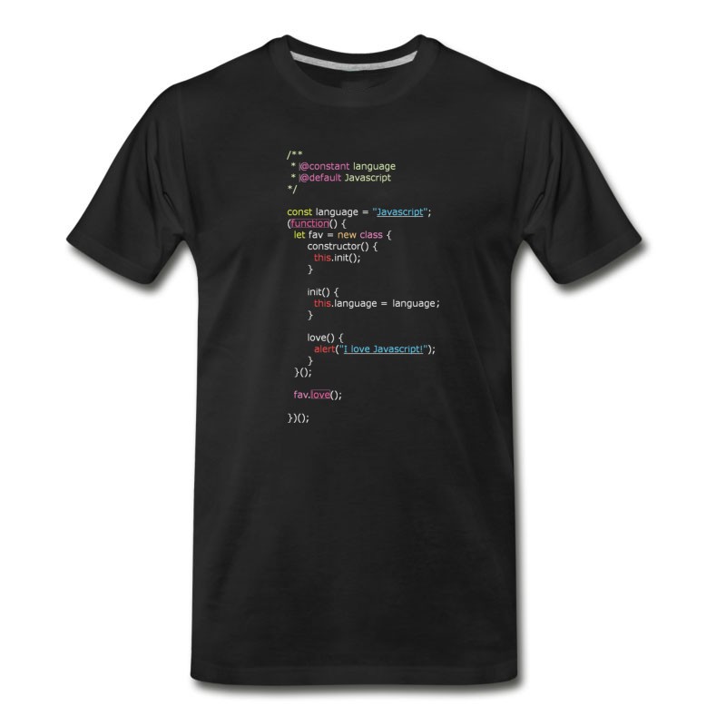 Men's I Love Javascript (Men) T-Shirt