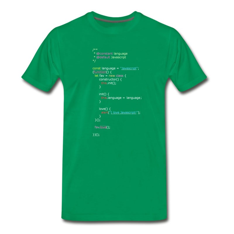 Men's I Love Javascript (Men) T-Shirt