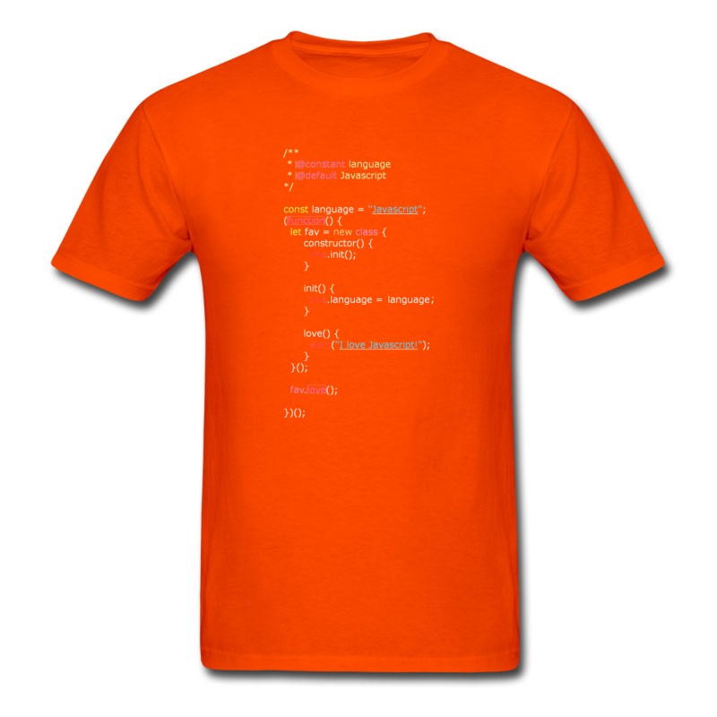 Men's I Love Javascript (Men) T-Shirt