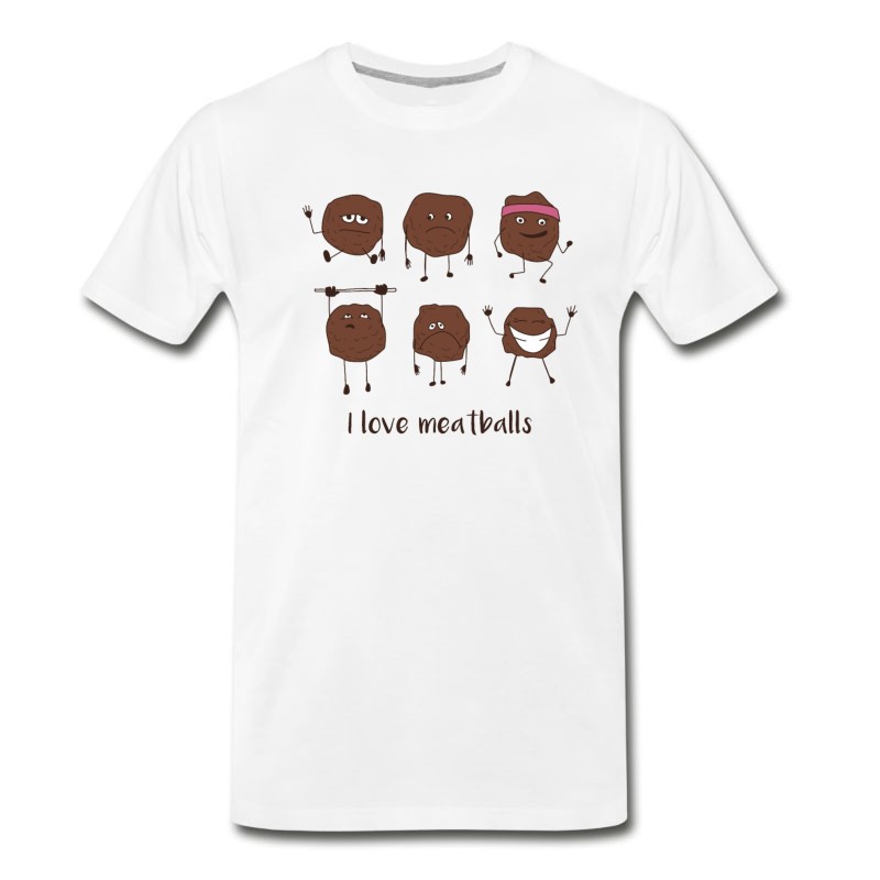 Men's I Love Meatballs T-Shirt