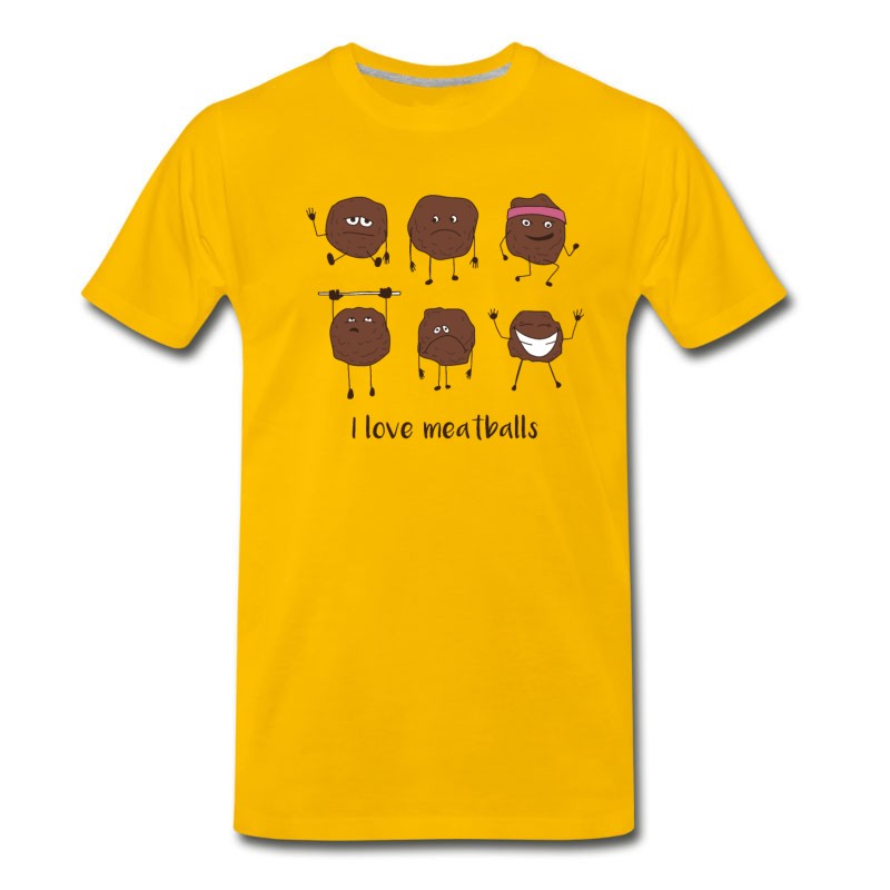 Men's I Love Meatballs T-Shirt