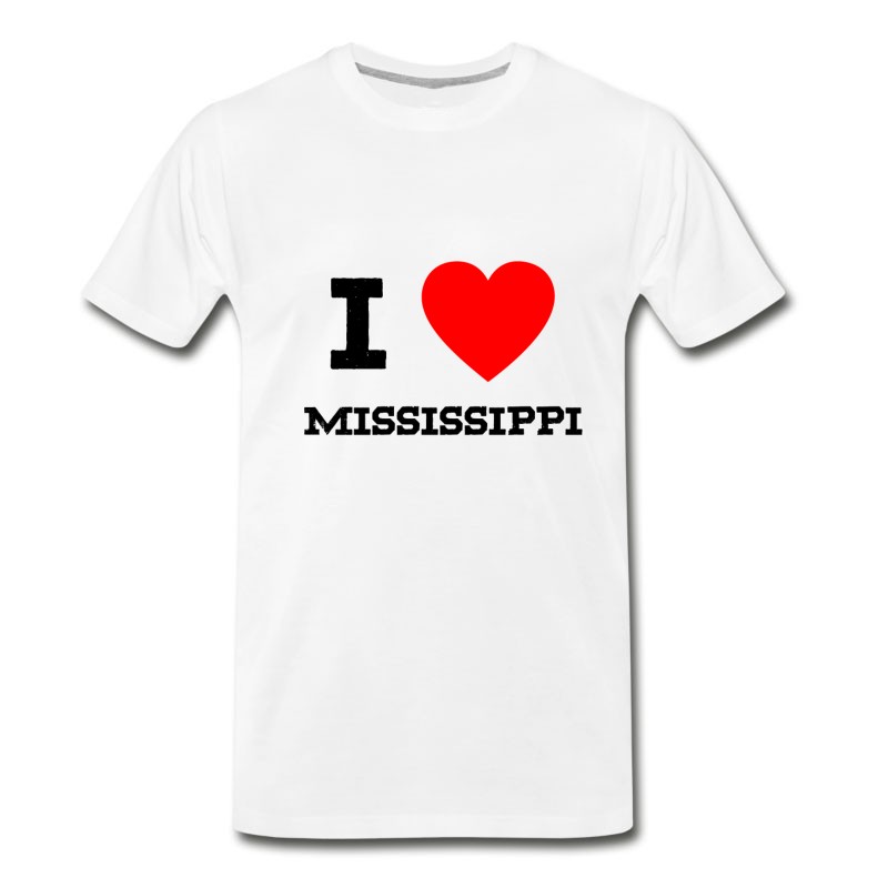 Men's I Love Mississippi T-Shirt