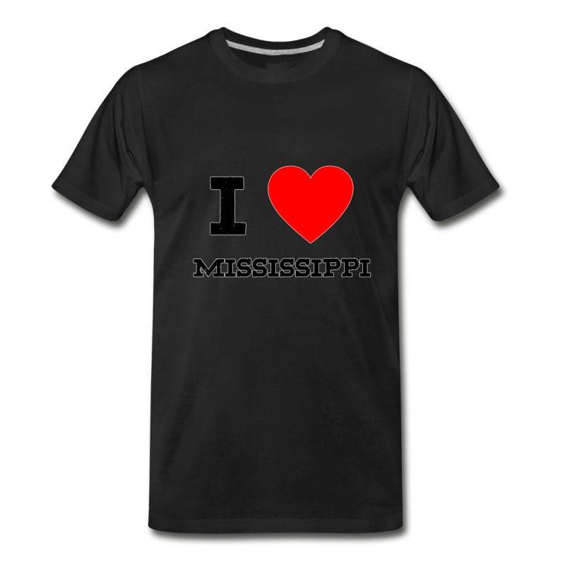 Men's I Love Mississippi T-Shirt