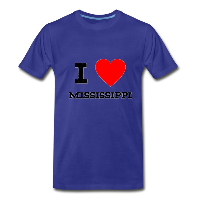 Men's I Love Mississippi T-Shirt