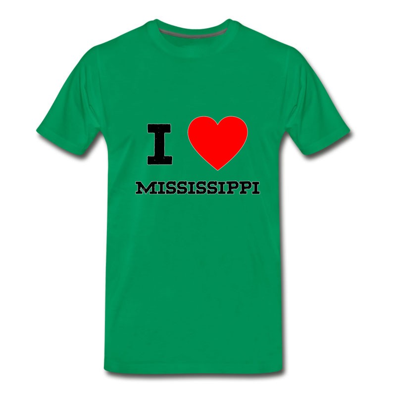 Men's I Love Mississippi T-Shirt