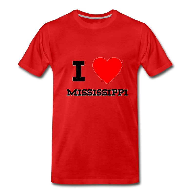 Men's I Love Mississippi T-Shirt