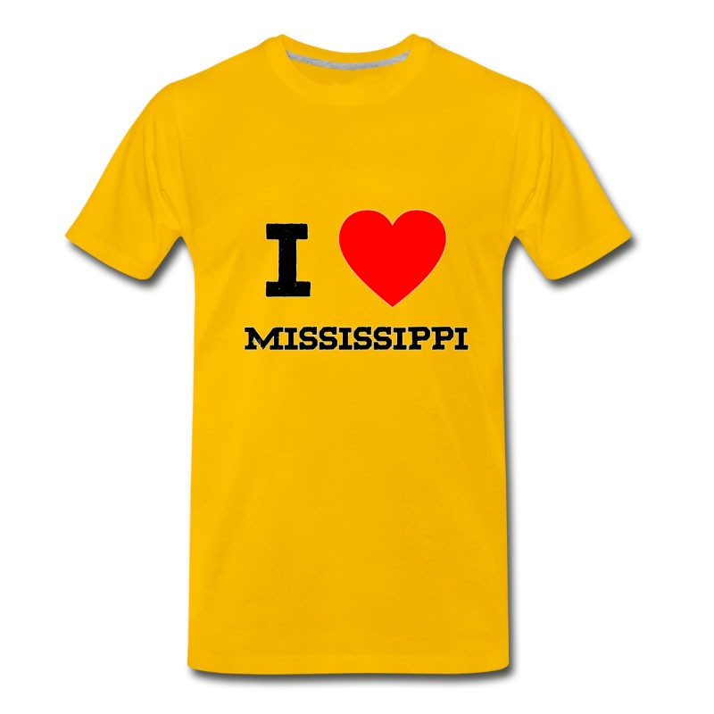 Men's I Love Mississippi T-Shirt