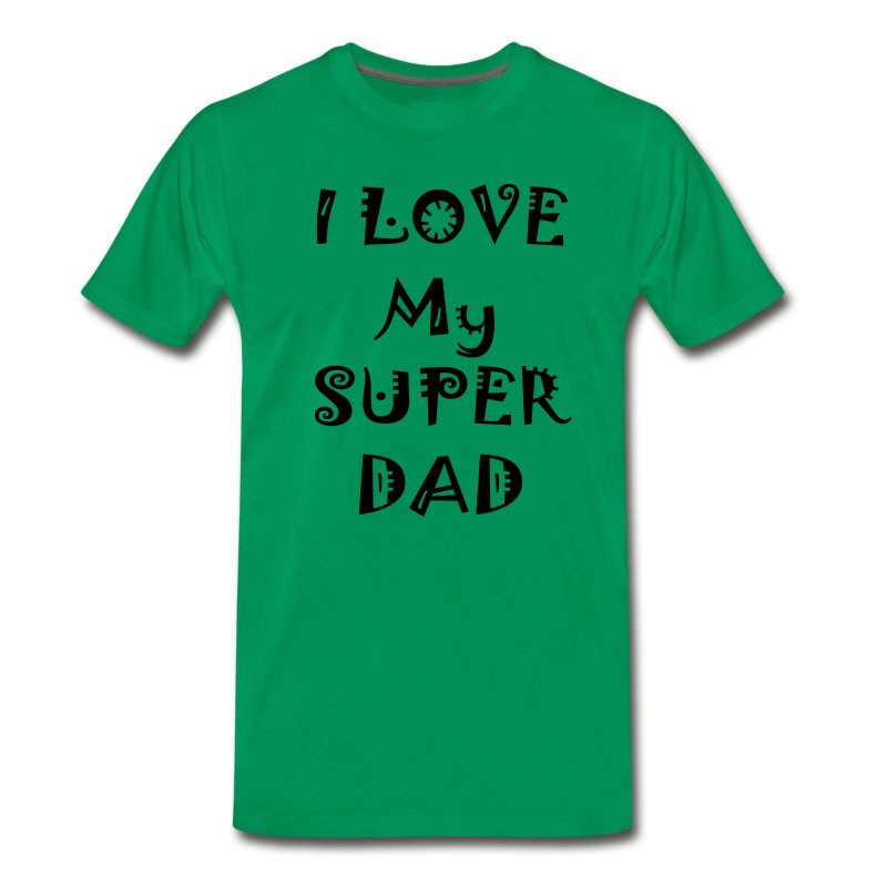 Men's I Love My Super Dad T-Shirt