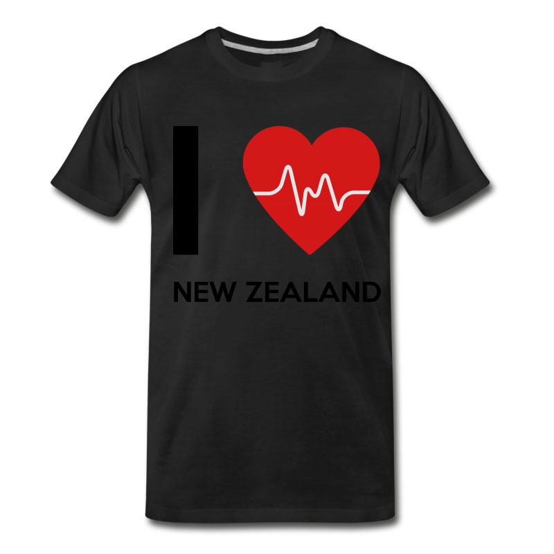 Men's I Love New Zealand T-Shirt