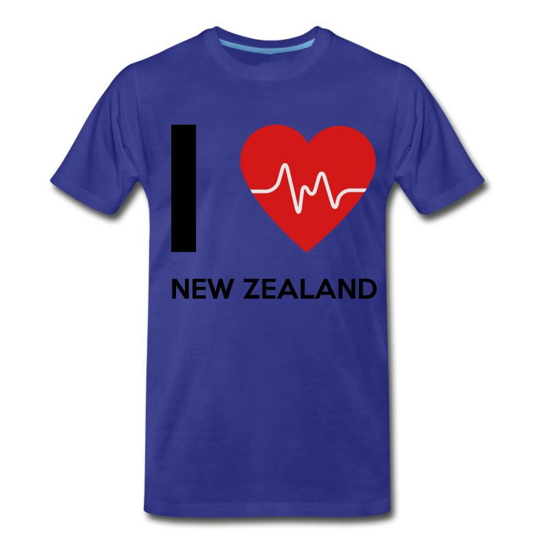 Men's I Love New Zealand T-Shirt