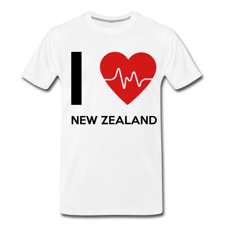 Men's I Love New Zealand T-Shirt