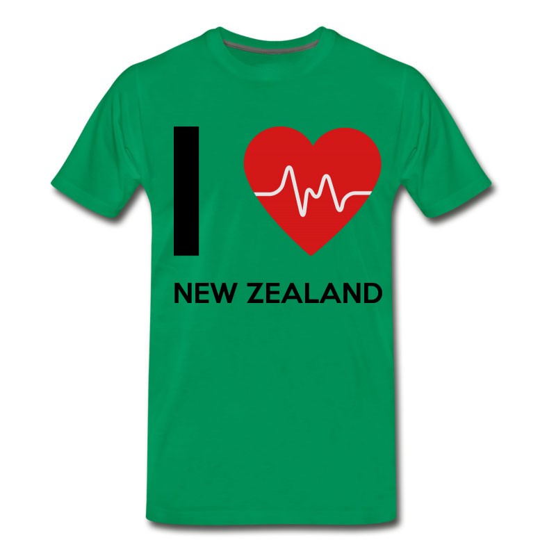 Men's I Love New Zealand T-Shirt