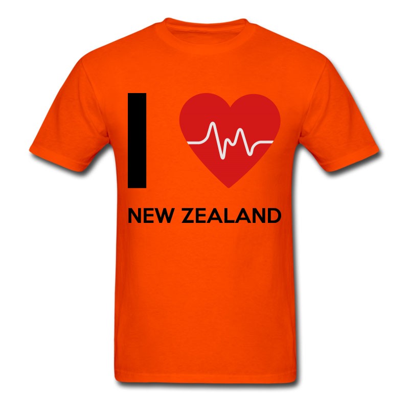 Men's I Love New Zealand T-Shirt