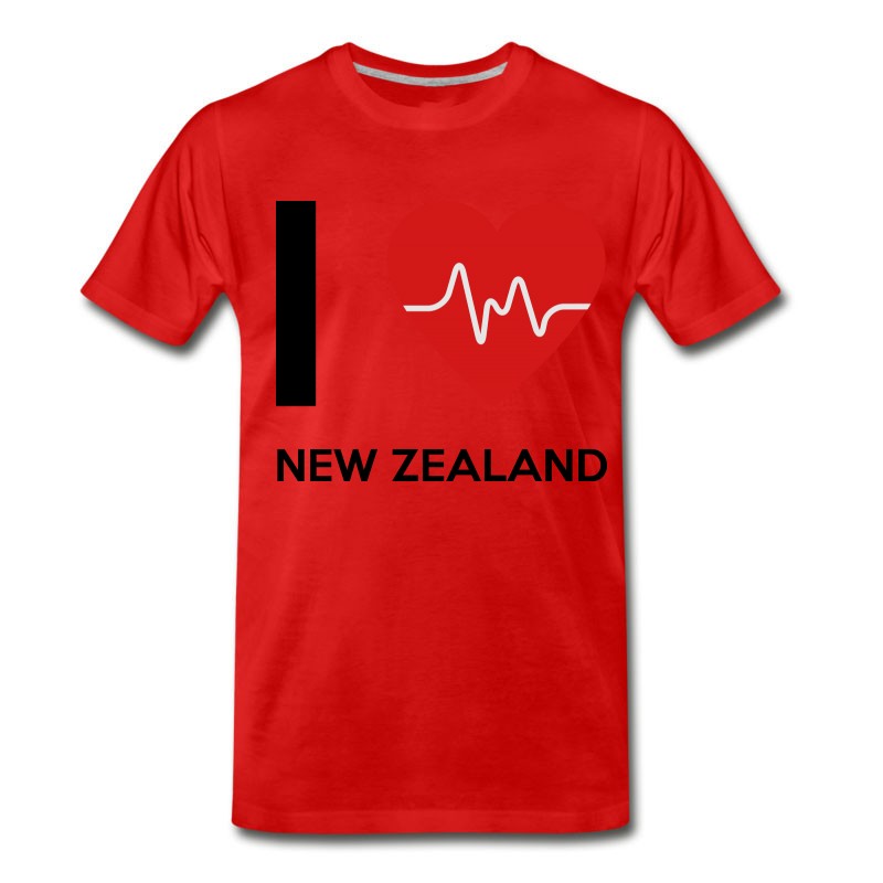 Men's I Love New Zealand T-Shirt