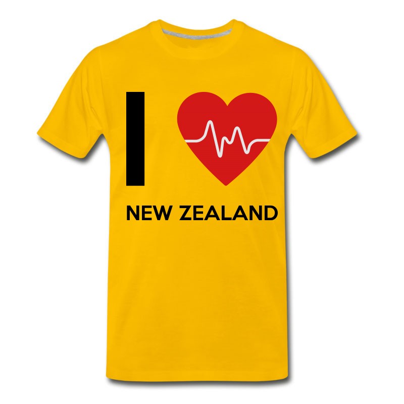 Men's I Love New Zealand T-Shirt