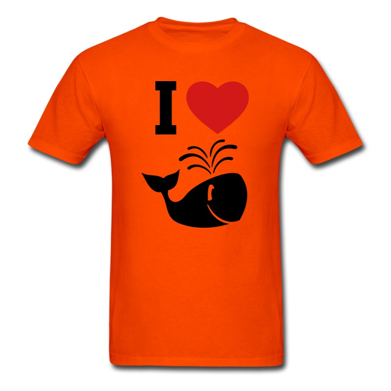 Men's I Love Whale T-Shirt