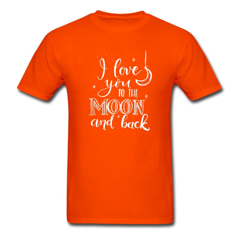 Men's "I Love You To The Moon And Back" Tumblr T-Shirt