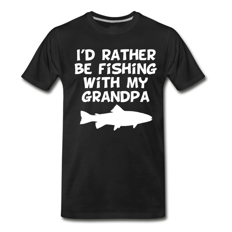 Men's I'd Rather Be Fishing With My Grandpa T-Shirt