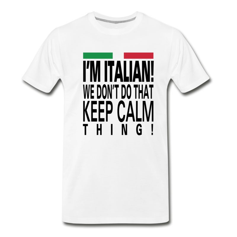 Men's I'm Italian - Baby Contrast One Piece T-Shirt