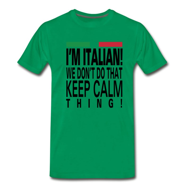 Men's I'm Italian - Baby Contrast One Piece T-Shirt