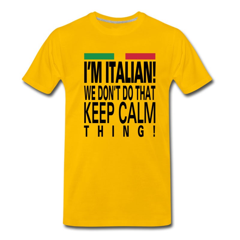 Men's I'm Italian - Baby Contrast One Piece T-Shirt