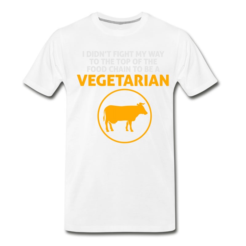 Men's I'm On Top Of The Food Chain Not A Vegetarian T-Shirt