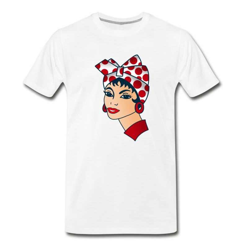 Men's Imagen Of Woman Harina Pan The Arepas Venezuelan T-Shirt