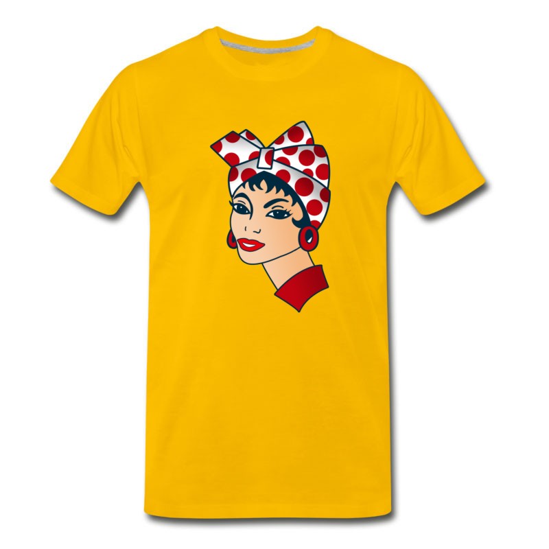 Men's Imagen Of Woman Harina Pan The Arepas Venezuelan T-Shirt