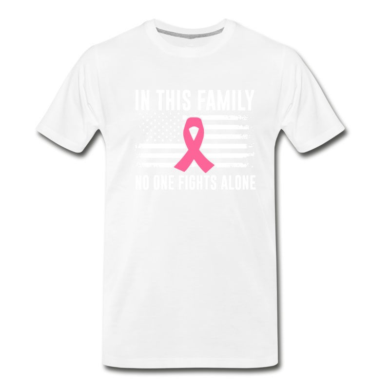 Men's In This Family No One Fights Alone T-shirts T-Shirt