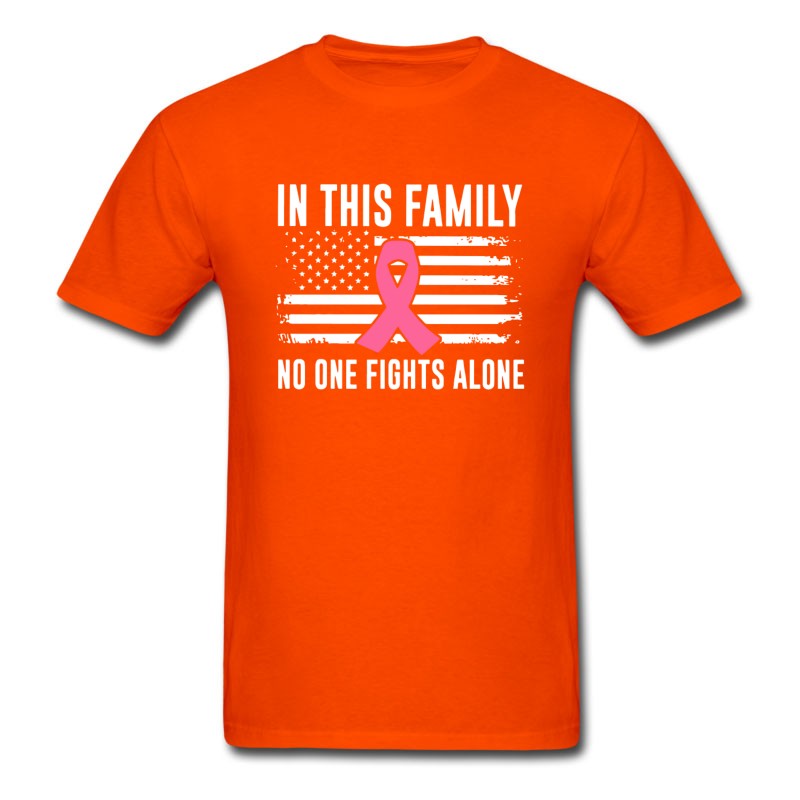 Men's In This Family No One Fights Alone T-shirts T-Shirt