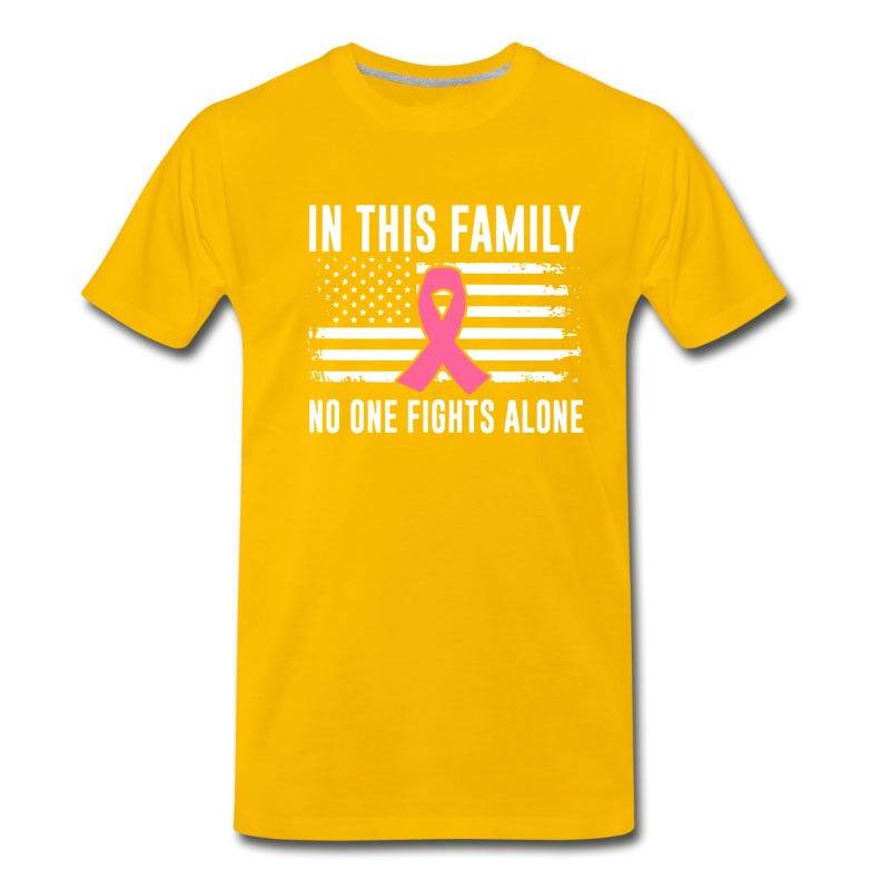 Men's In This Family No One Fights Alone T-shirts T-Shirt