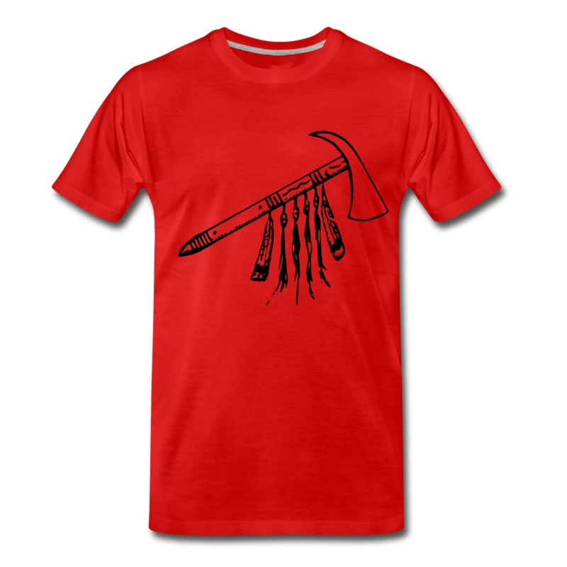 Men's Indian Indianer American Tent Zelt Teepee Tomahawk T-Shirt