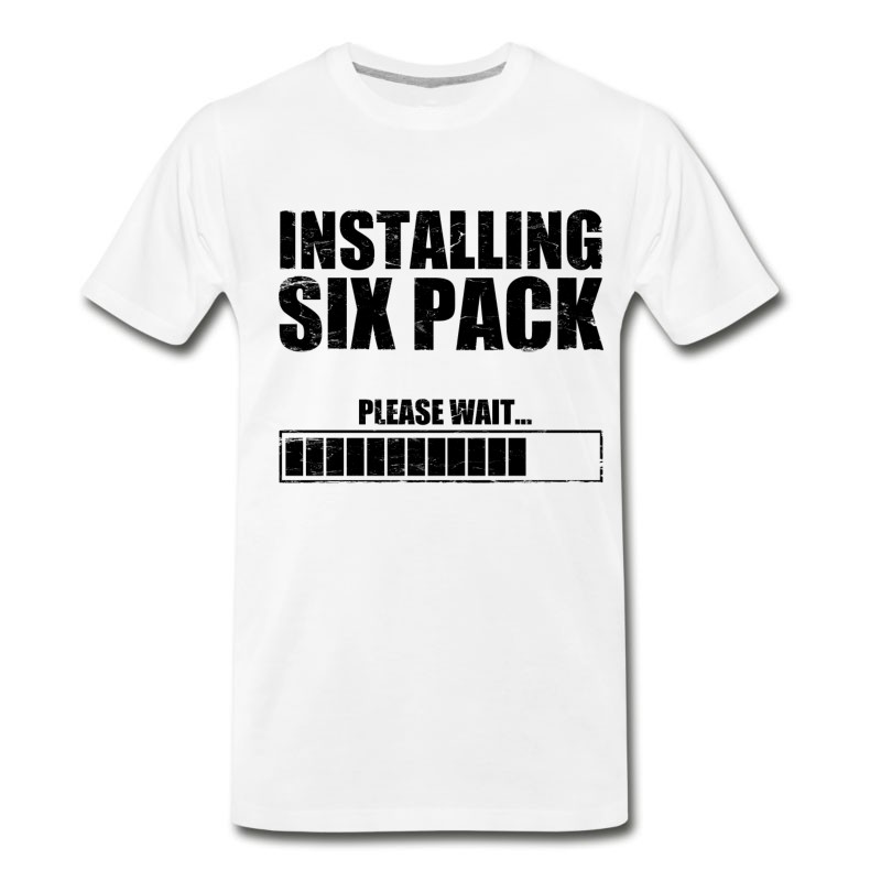 Men's Installing_sixpack T-Shirt