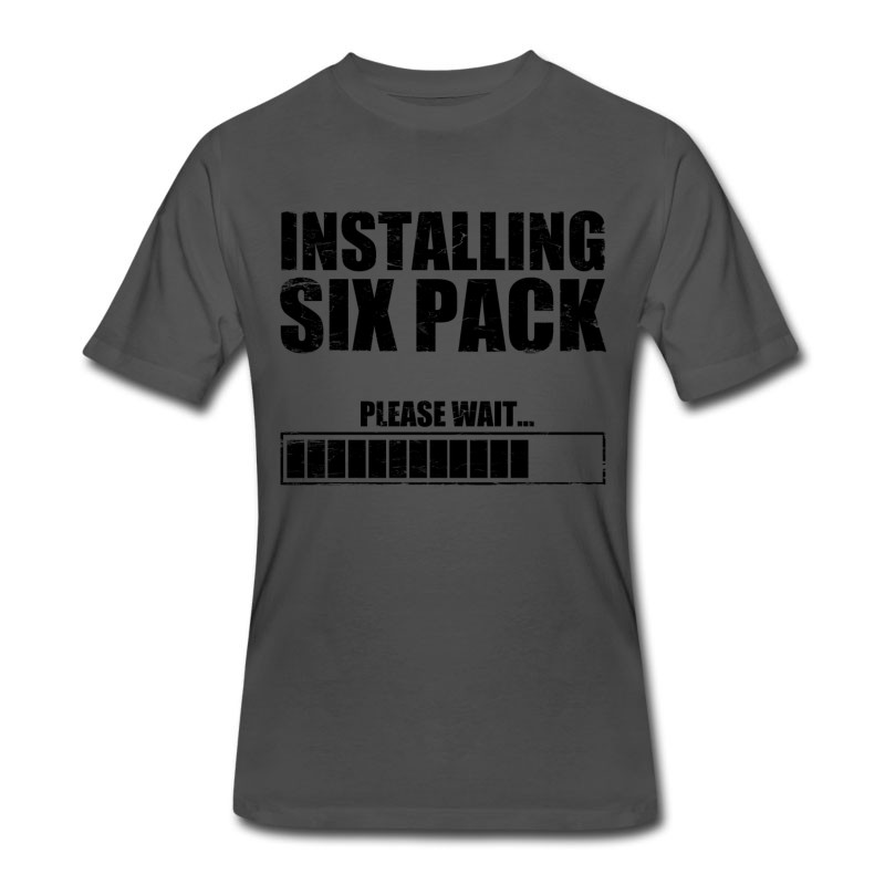 Men's Installing_sixpack T-Shirt