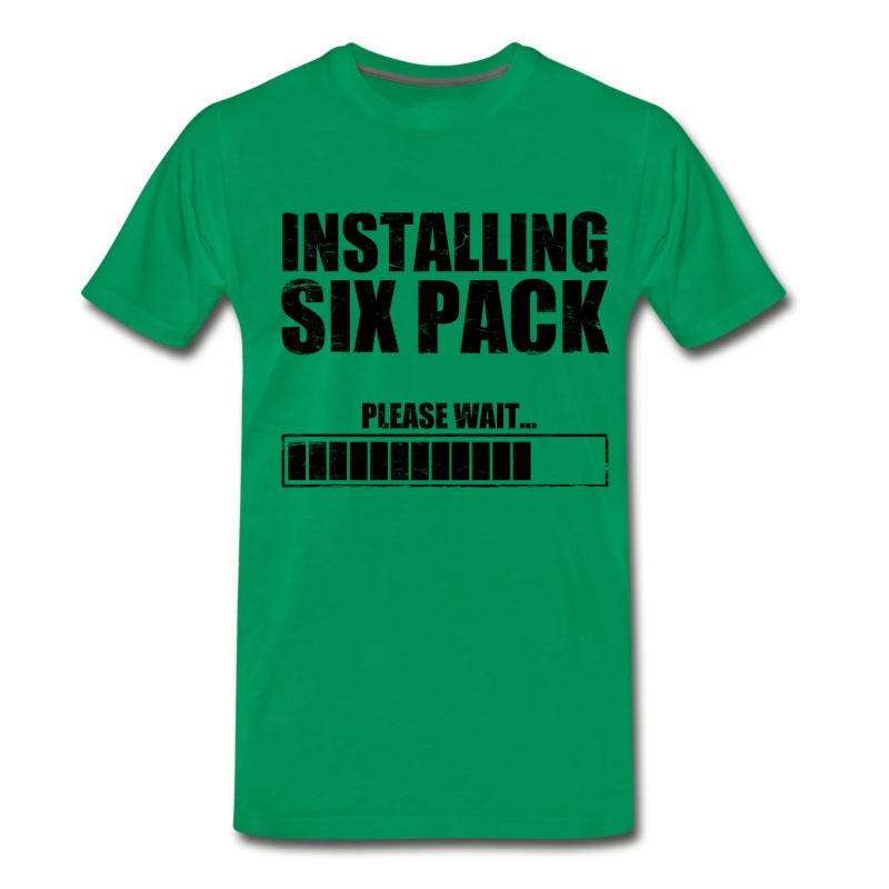 Men's Installing_sixpack T-Shirt