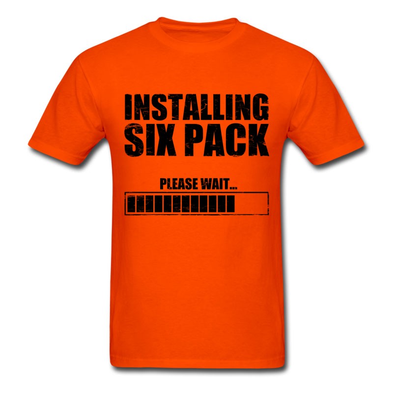 Men's Installing_sixpack T-Shirt