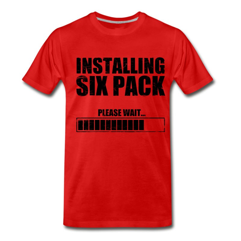 Men's Installing_sixpack T-Shirt