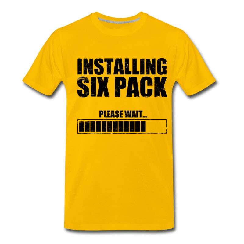 Men's Installing_sixpack T-Shirt