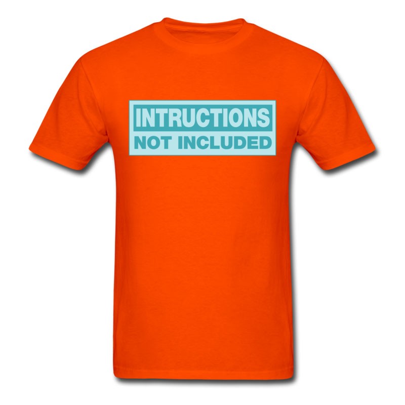 Men's Intructions_not_included T-Shirt