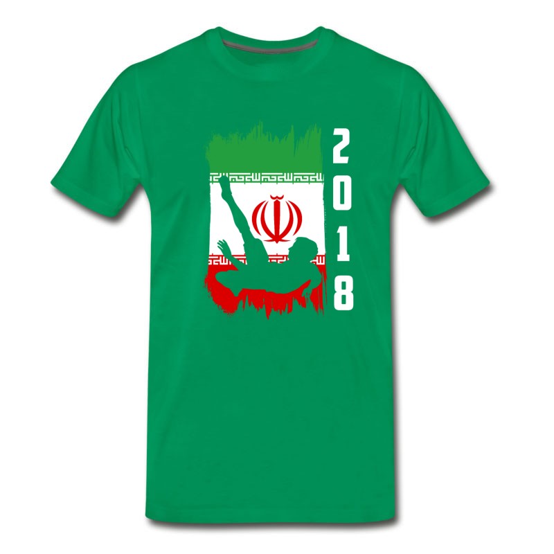 Men's Iran Soccer Footballl World Cup 2018 T-Shirt