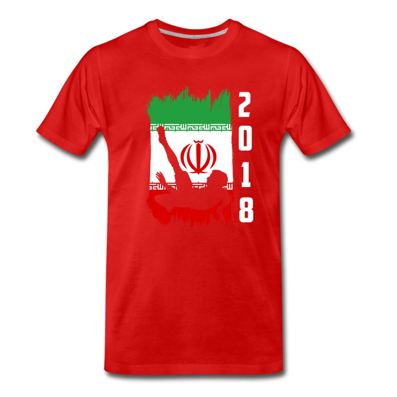 Men's Iran Soccer Footballl World Cup 2018 T-Shirt