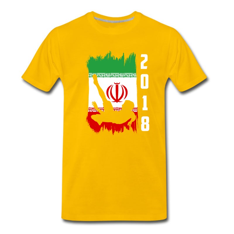 Men's Iran Soccer Footballl World Cup 2018 T-Shirt