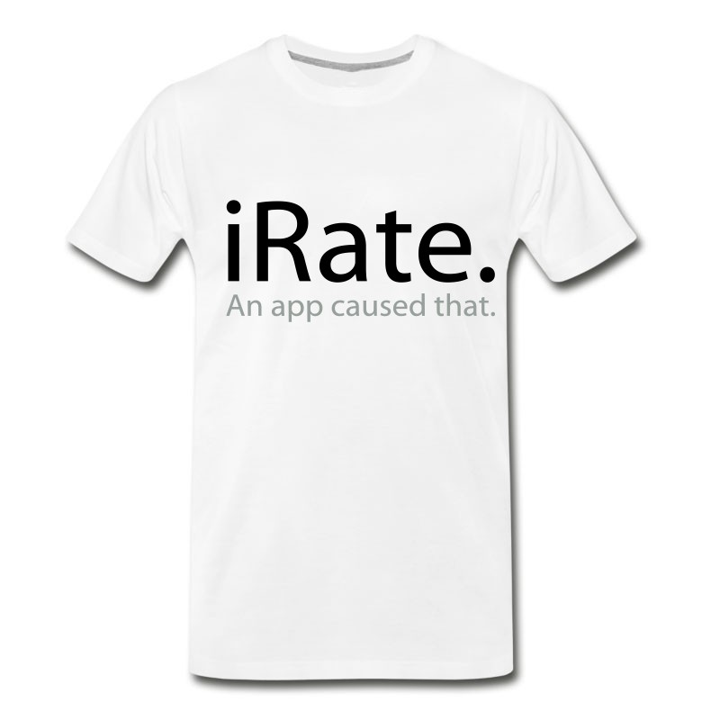 Men's IRate - An App Caused That - An ISpoof Design T-Shirt